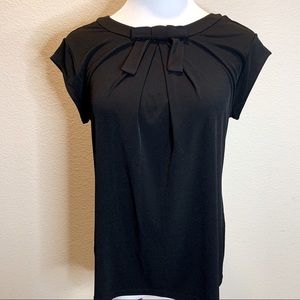 COPY - Karl Lagerfeld Medium Black Bow Blouse